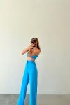 Alba Crop+Pantolon Takım Mavi
