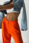 Molina Crop Jean Ceket  Mavi