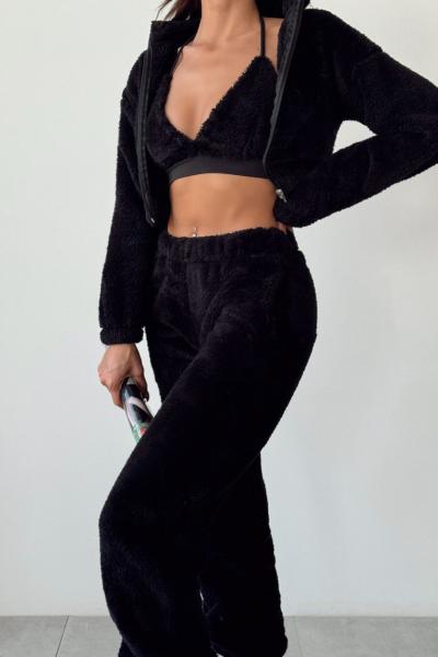 Yumy 3lü Polar Yumoş Set  Siyah