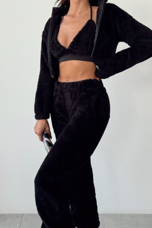 Yumy 3lü Polar Yumoş Set  Siyah