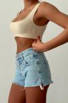 Ony İthal Jean Şort Açık Mavi