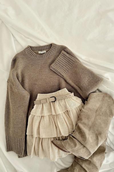 Alyena Triko Kazak Vizon