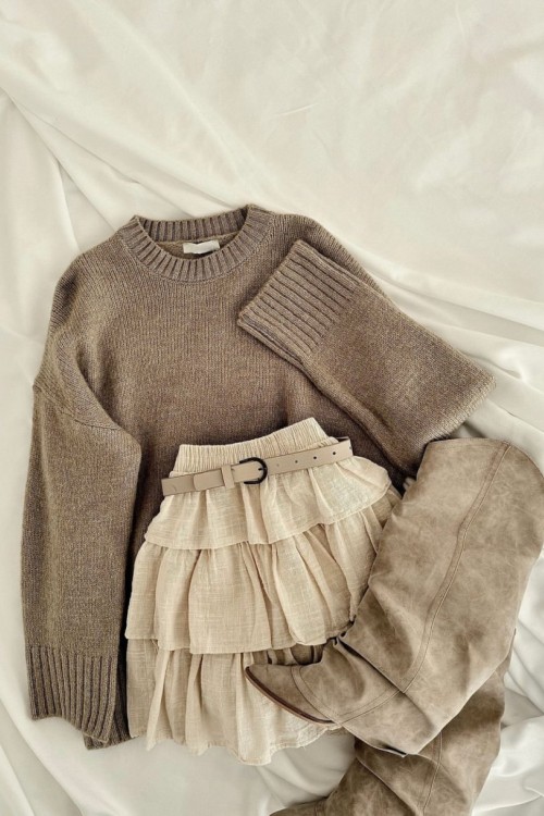 Alyena Triko Kazak Vizon