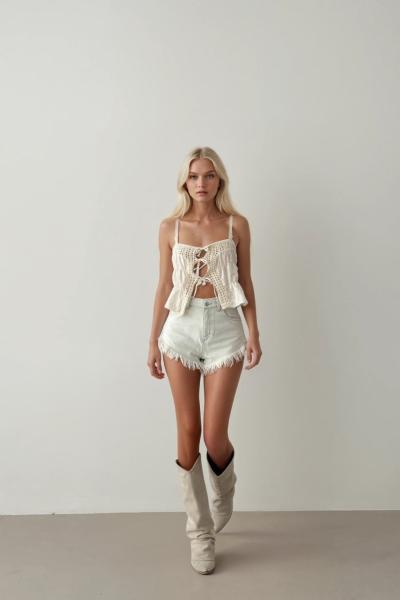 Katre Orj Marka İthal Bluz Bej