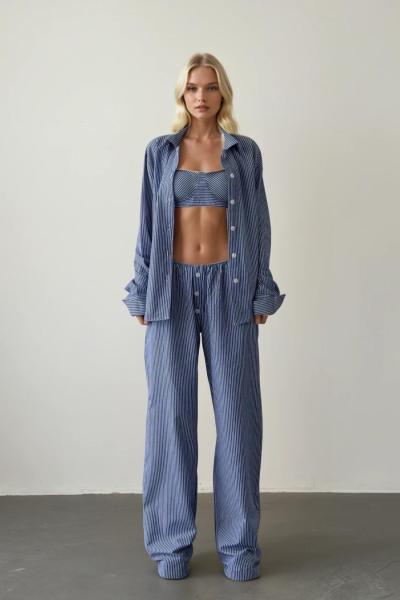 İbiza 3lü Tasarım Set  Mavi