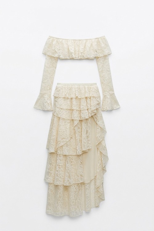 Rio Özel Tasarım Güpür Romantıc Takım Bej