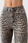 Yeli Yüksek Bel Palazzo Jean Leopar