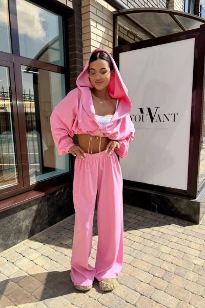 Viona Salas Esofman Set  Pembe