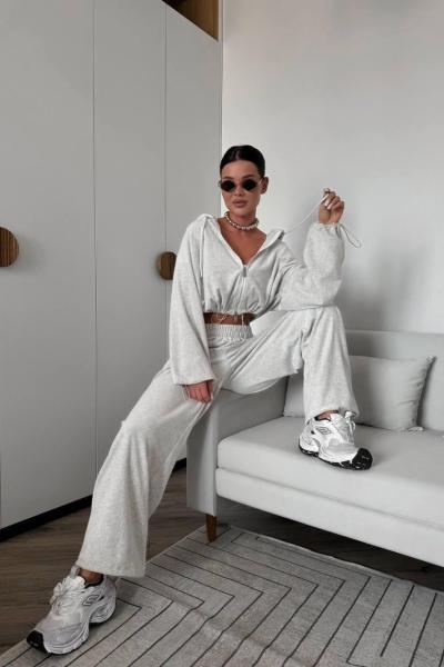 Viona Salas Esofman Set  Açık Gri