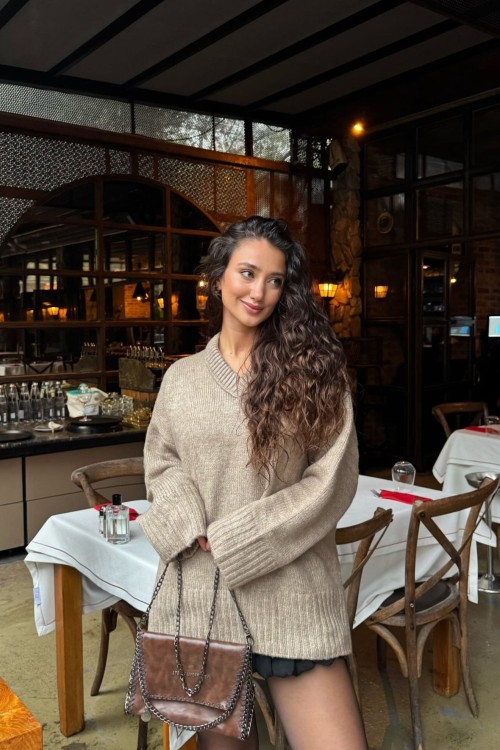 Onda V Yaka Oversize Kazak Vizon