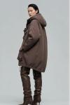 Kuba ithal Oversize Parka  Kahverengi