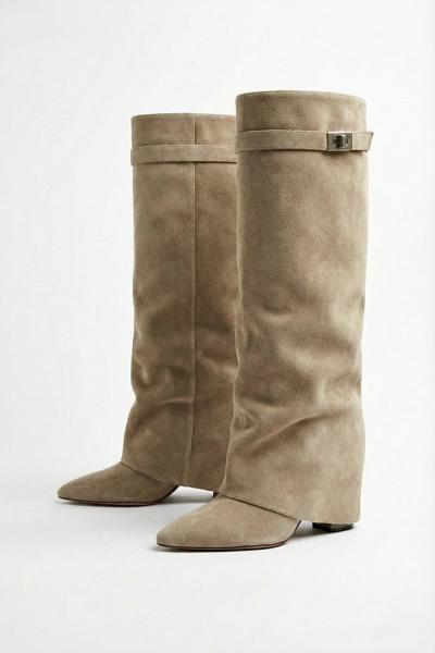 Milia Suet Tokali Cizme Bej