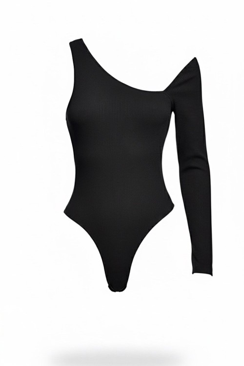 Angel Tasarım Kaşkorse Bodysuit Siyah