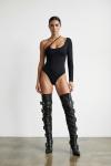 Fola Tasarım Tanga Bodysuıt Siyah