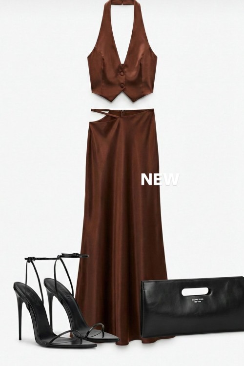 Vejle Saten Tasarım Takım Kahverengi