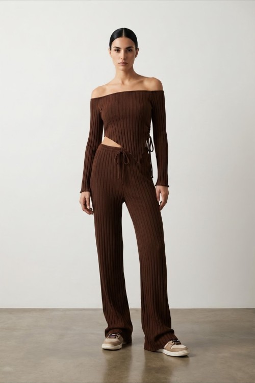 Mara Toparlayıcı İthal Örme Takım Taba