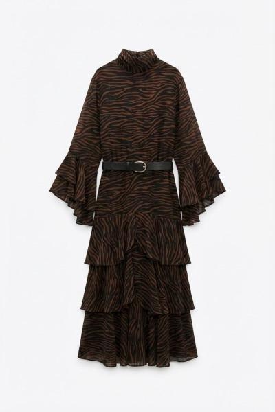 Yeovil Maxi Leopar Elbise Leopar