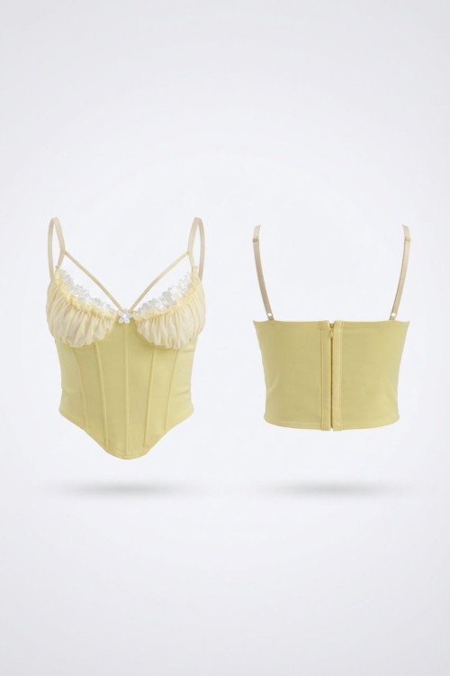 Mexford Premium Korset Sarı