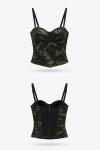 Naft Kamuflaj Corset Yeşil