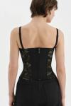 Naft Kamuflaj Corset Yeşil