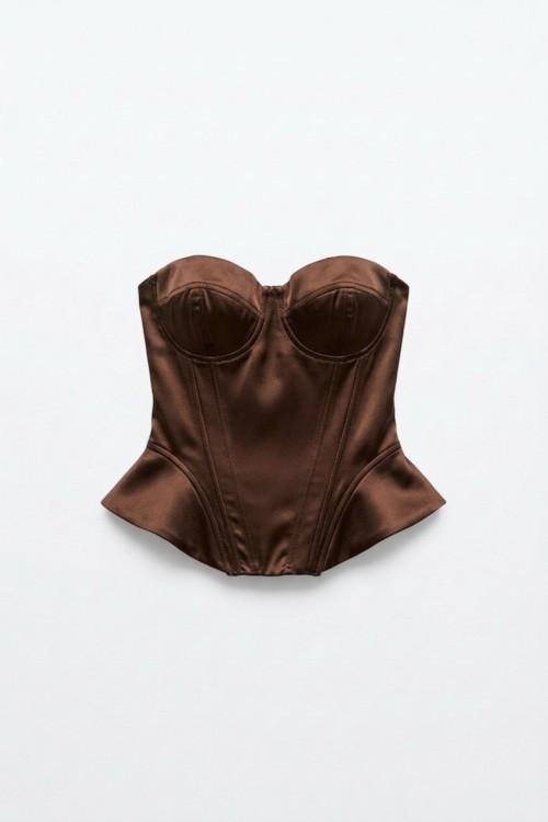 River Saten Gloplu Corse Kahverengi