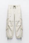 Urban Salas Y2K Kargo Pantolon Beyaz
