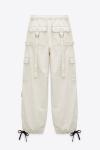 Urban Salas Y2K Kargo Pantolon Beyaz