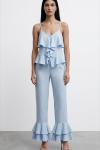 Florence Bluz Ve Pantolon ikili Set Bebe Mavisi