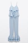Florence Bluz Ve Pantolon ikili Set Bebe Mavisi