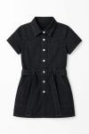 Pia Denim Elbise Siyah