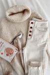 Musetta Skinny Denim Pantolon  Ekru