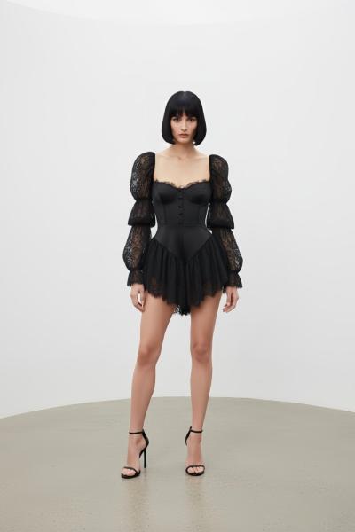 Amsterdam 2 Version Elbise  Siyah