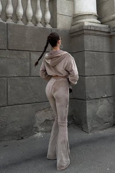 Avel İspanyol Paça Tasarım Takım Vizon