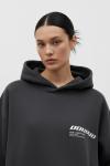 LİORA oversize yıkamalı hoodie  Antrasit