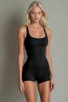 LİVA Kalın Askılı Romper Siyah