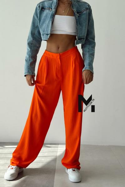 Molina Crop Jean Ceket  Mavi