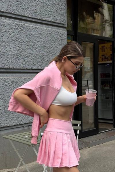 Nika 2li Tenis Set Pembe