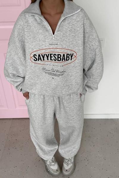 Rada Oversize Eşofman Takım  Gri