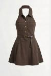 Clara Jean Elbise Kahverengi