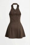 Clara Jean Elbise Kahverengi