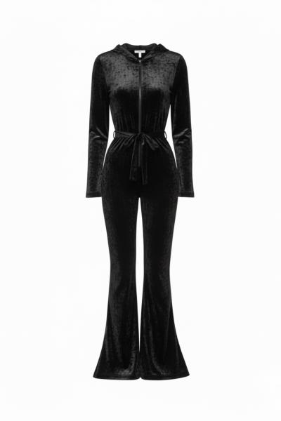 Kadife Tulum Hana  Siyah