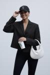 Tia Vatkalı Crop Blazer Ceket Siyah