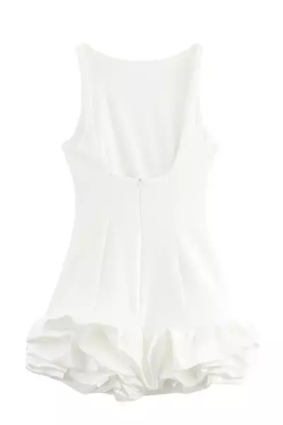 Wily Kolsuz Tasarım Elbise  Beyaz