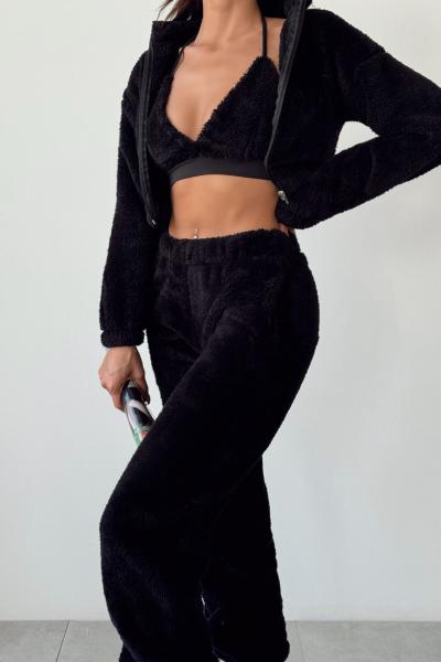 Yumy 3lü Polar Yumoş Set  Siyah