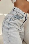 Lexy Mom Fit Jean Pantolon  Açık Mavi