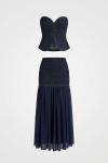 Bella Denim İkili Set  Mavi