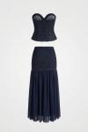 Bella Denim İkili Set  Mavi
