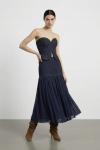 Bella Denim İkili Set  Mavi