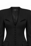 Orelia Blazer Elbise  Siyah