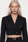Rimi Crop Blazer Etek Takım Siyah